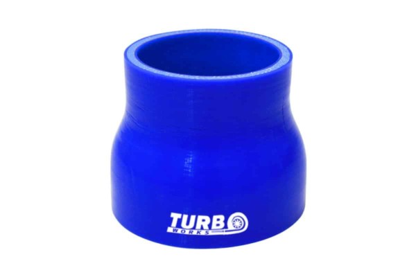 Silikónová redukcia TurboWorks Modrá 63-83mm