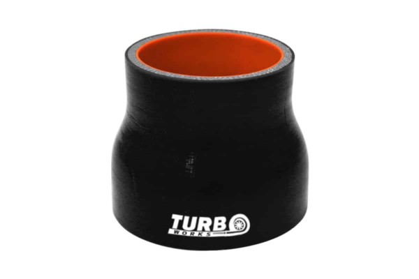 Silikónová redukcia TurboWorks Pro Čierna 63-76mm