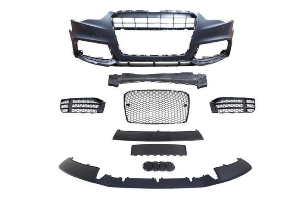 predný nárazník  + Grill Chrom-Black Audi A5 8T 13-16 RS5 Style