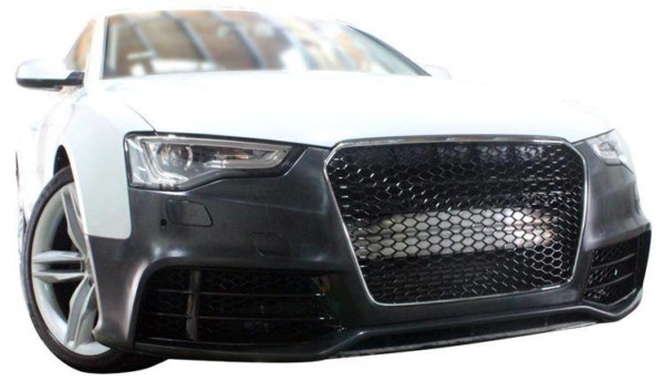 predný nárazník  + Grill Black Audi A5 8T 13-16 RS5 Style