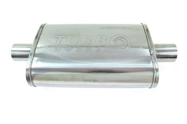 Stredový tlmič výfuku 51mm TurboWorks LT 304SS 355mm
