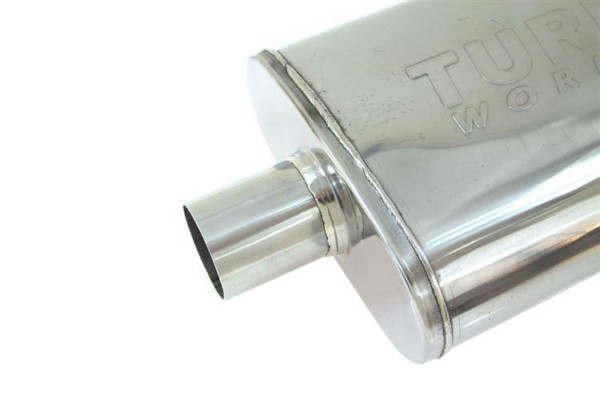 Stredový tlmič výfuku 70mm TurboWorks LT 409SS 355mm – Obrázok 2
