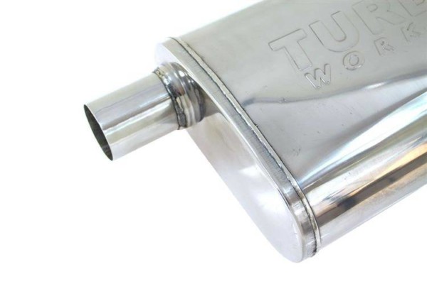 Stredový tlmič výfuku 76mm TurboWorks LT 409SS 355mm – Obrázok 2