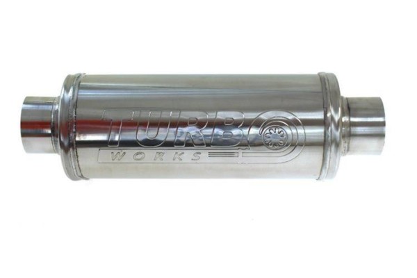 Stredový tlmič výfuku 63,5mm TurboWorks RS 409SS 300mm
