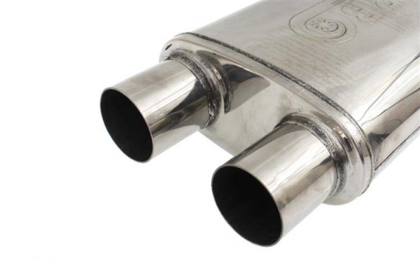 Zadný stredový tlmič výfuku 76mm TurboWorks LT 409SS 355mm – Obrázok 3