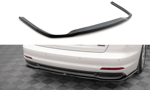 MAXTON DESIGN - Spoiler pod zadný nárazník AUDI A6 C8, Čierny lesk