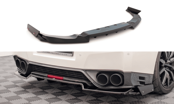 MAXTON DESIGN - Spoiler pod zadný nárazník NISSAN GTR R35 FACELIFT