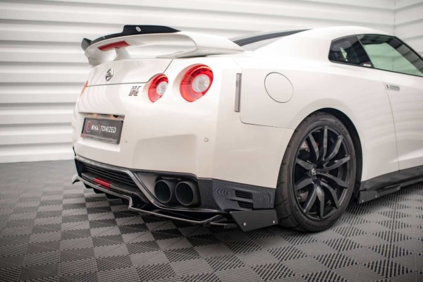 MAXTON DESIGN - Spoiler pod zadný nárazník NISSAN GTR R35 FACELIFT – Obrázok 4