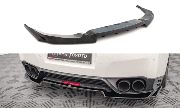 MAXTON DESIGN - Spoiler pod zadný nárazník NISSAN GTR R35 FACELIFT