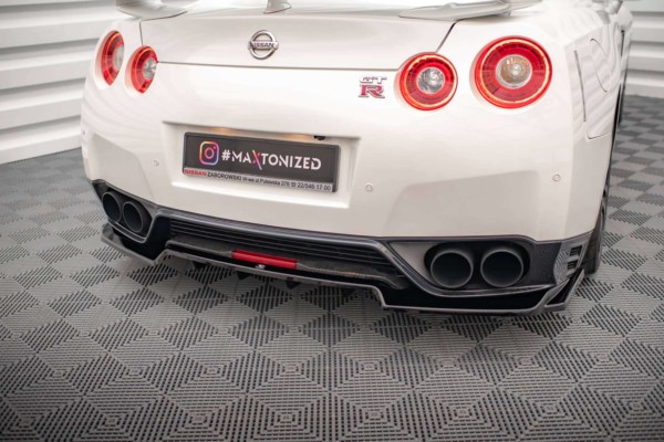 MAXTON DESIGN - Spoiler pod zadný nárazník NISSAN GTR R35 FACELIFT – Obrázok 3