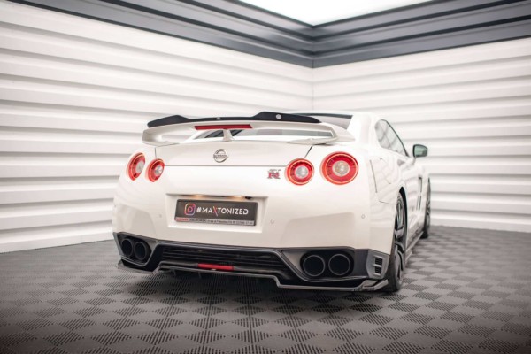 MAXTON DESIGN - Spoiler pod zadný nárazník NISSAN GTR R35 FACELIFT – Obrázok 4