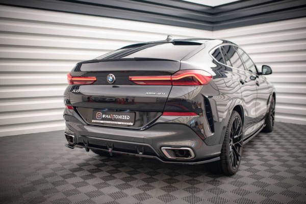 MAXTON DESIGN - Spoiler pod zadný nárazník V.2 vhodné pre BMW X6 M-PACK G06 – Obrázok 4