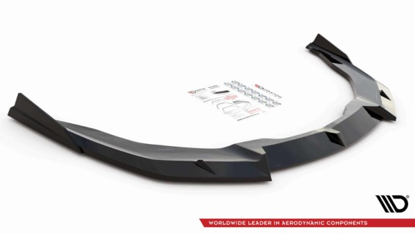 MAXTON DESIGN - Spoiler pod Predný náraznik  LAMBORGHINI HURACAN EVO ,Čierny lesk – Obrázok 9