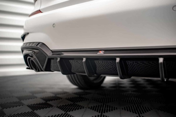 MAXTON DESIGN - Difúzor zadného nárazníka (vhodný pre vozidlá s ťažným zariadením) vhodné pre BMW 3 M-PACK G20 / G21, Čierny lesk – Obrázok 5