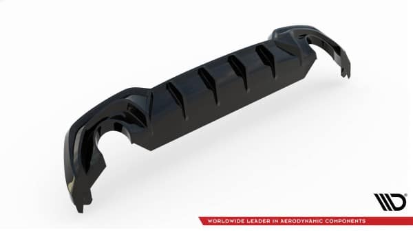 MAXTON DESIGN - Difúzor zadného nárazníka (vhodný pre vozidlá s ťažným zariadením) vhodné pre BMW 3 M-PACK G20 / G21, Čierny lesk – Obrázok 10