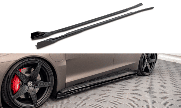MAXTON DESIGN - Lišty pod bočné prahy V.2 AUDI E-TRON GT / RS GT RS MK1
