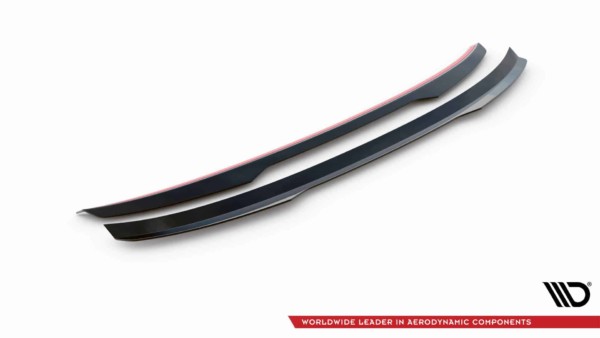 MAXTON DESIGN - Predĺženie spoilera AUDI A6 SEDAN C8,Čierny lesk – Obrázok 6