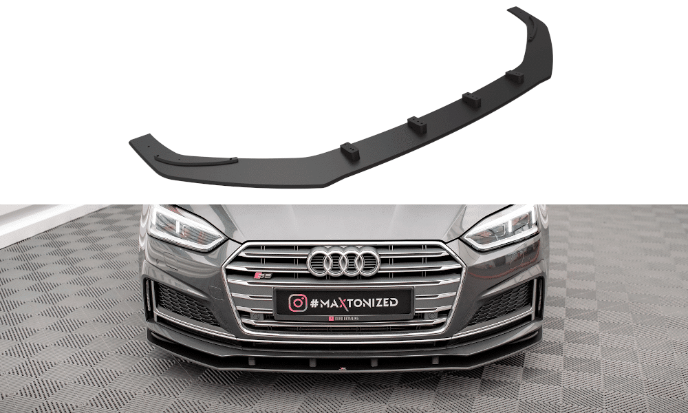 MAXTON DESIGN - STREET PRO Spoiler pod predný nárazník AUDI A5 S-LINE / S5 COUPE / SPORTBACK F5
