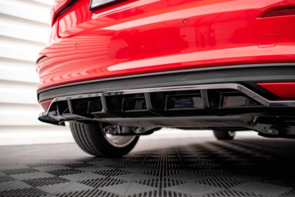 MAXTON DESIGN - Spoiler pod zadný nárazník AUDI A3 SPORTBACK 8Y – Obrázok 3