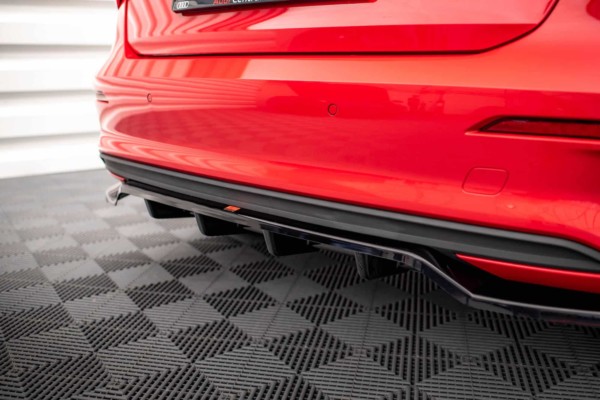 MAXTON DESIGN - Spoiler pod zadný nárazník AUDI A3 SPORTBACK 8Y – Obrázok 4