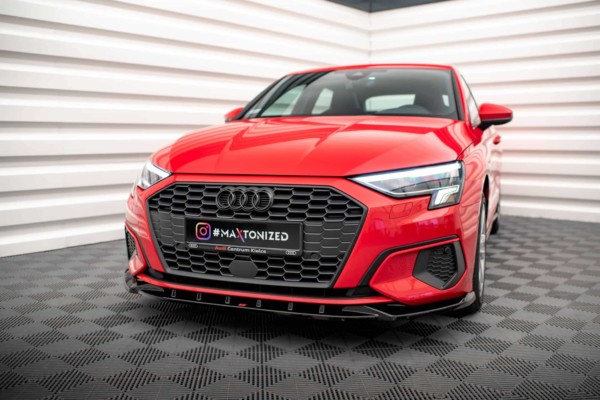 MAXTON DESIGN - Spoiler pod predný nárazník AUDI A3 8Y – Obrázok 4