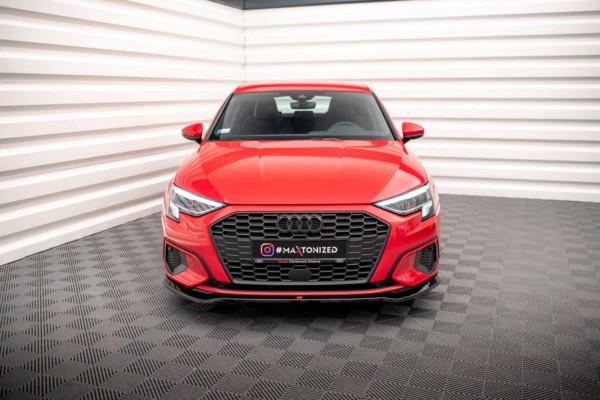 MAXTON DESIGN - Spoiler pod predný nárazník V.2 AUDI A3 8Y – Obrázok 2