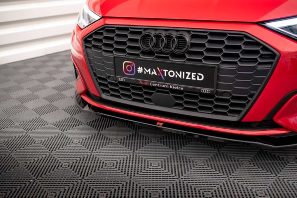 MAXTON DESIGN - Spoiler pod predný nárazník V.2 AUDI A3 8Y – Obrázok 3