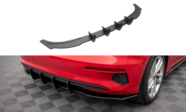 MAXTON DESIGN - STREET PRO Spoiler pod zadný nárazník AUDI A3 SPORTBACK 8Y