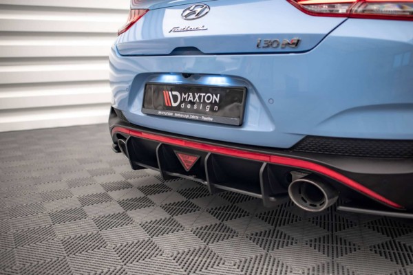 MAXTON DESIGN - STREET PRO Difúzor zadného nárazníka HYUNDAI I30 N FASTBACK MK3 – Obrázok 3