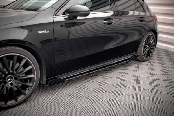 MAXTON DESIGN - STREET PRO Lišty pod bočné prahy MERCEDES A35 AMG / AMG-LINE AERO PACK W177 – Obrázok 3