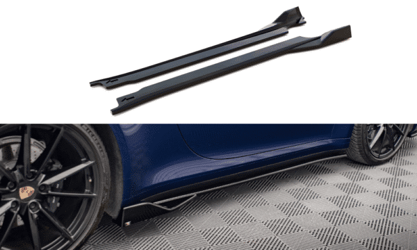 MAXTON DESIGN - Lišty pod bočné prahy V.2 PORSCHE 911 CARRERA AERO 992