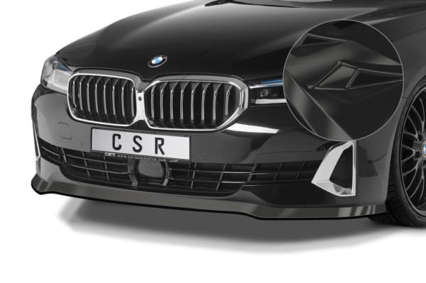 CSR Spoiler pod predný náraznik pre BMW 5er (G30/G31) LCI CSL531 ,Čierny lesk