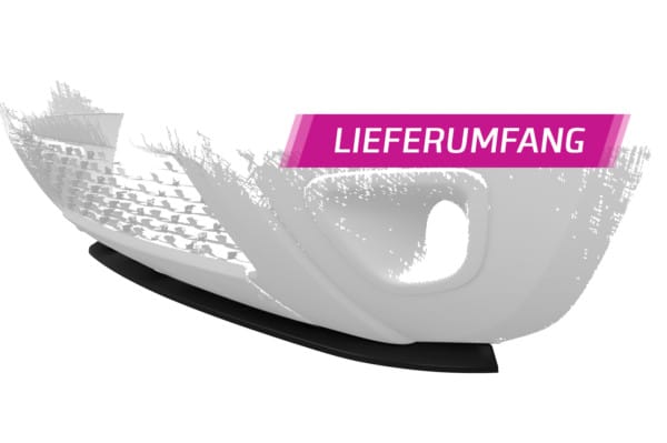 CSR Spoiler pod predný náraznik pre Dacia Duster I CSL584 ,Čierny lesk – Obrázok 6