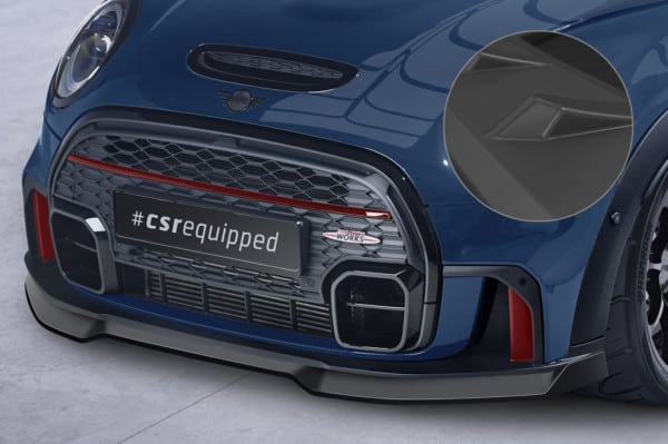 CSR Spoiler pod predný náraznik pre Mini F55, F56, F57 JCW-Trim CSL673, Čierna matná