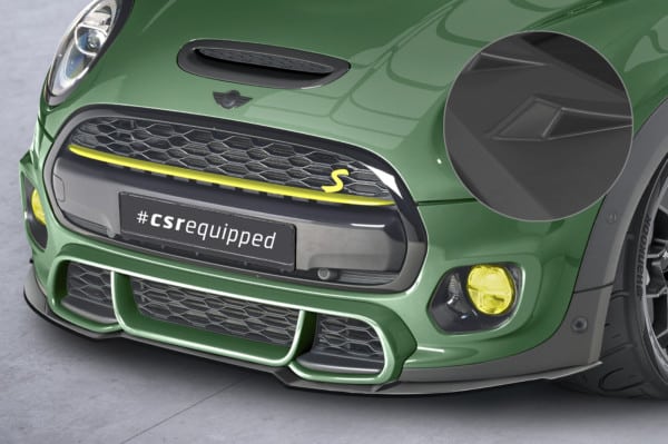 CSR Spoiler pod predný náraznik pre Mini F55, F56, F57 JCW-Trim CSL700, Čierna matná
