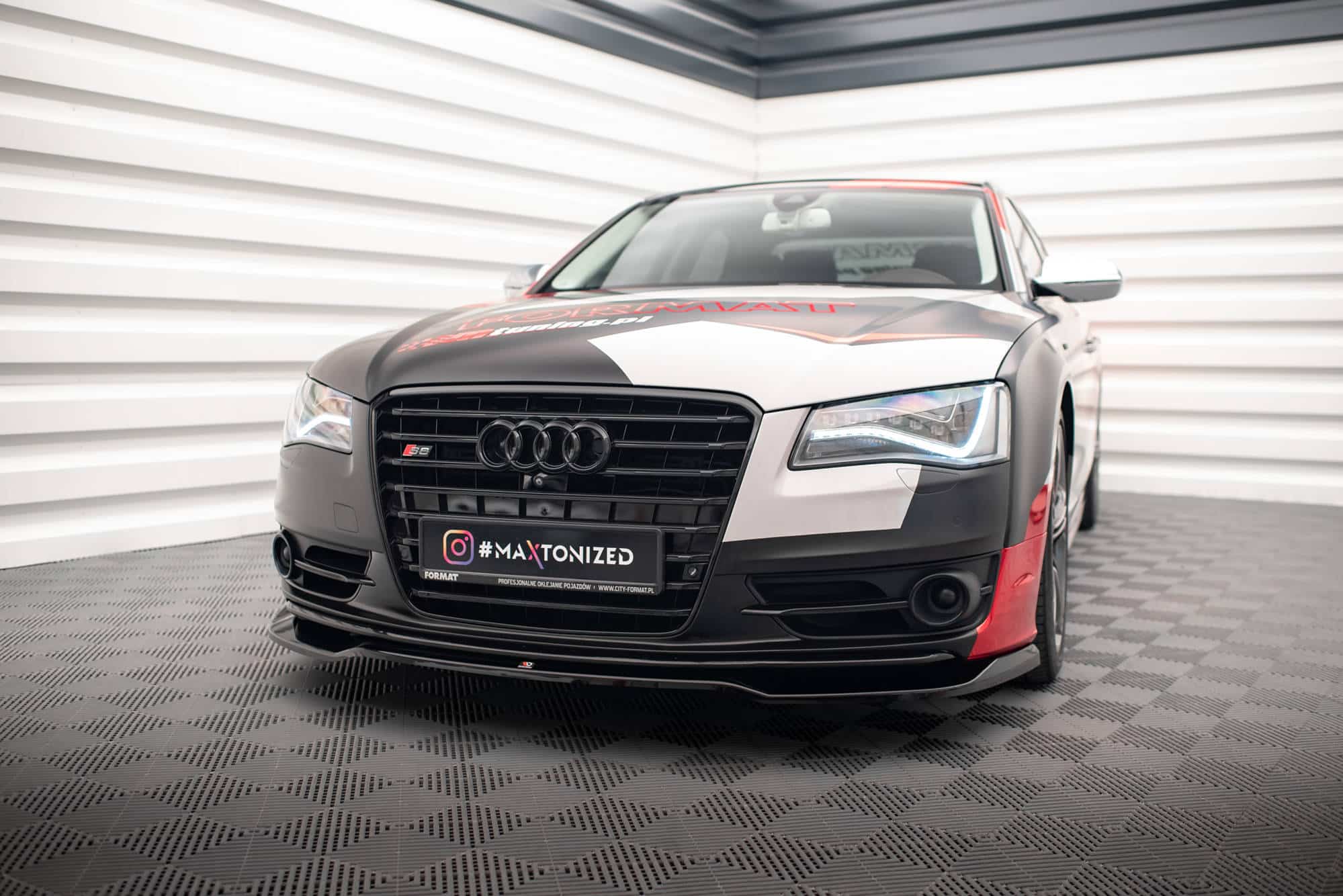 MAXTON DESIGN - Spoiler predného nárazníka V.1 AUDI S8 D4 – Obrázok 5