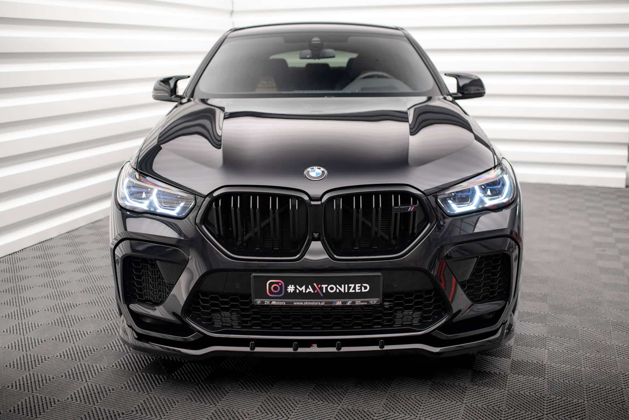 MAXTON DESIGN - Spoiler pod predný nárazník V.1 vhodné pre BMW X6 M F96 – Obrázok 2