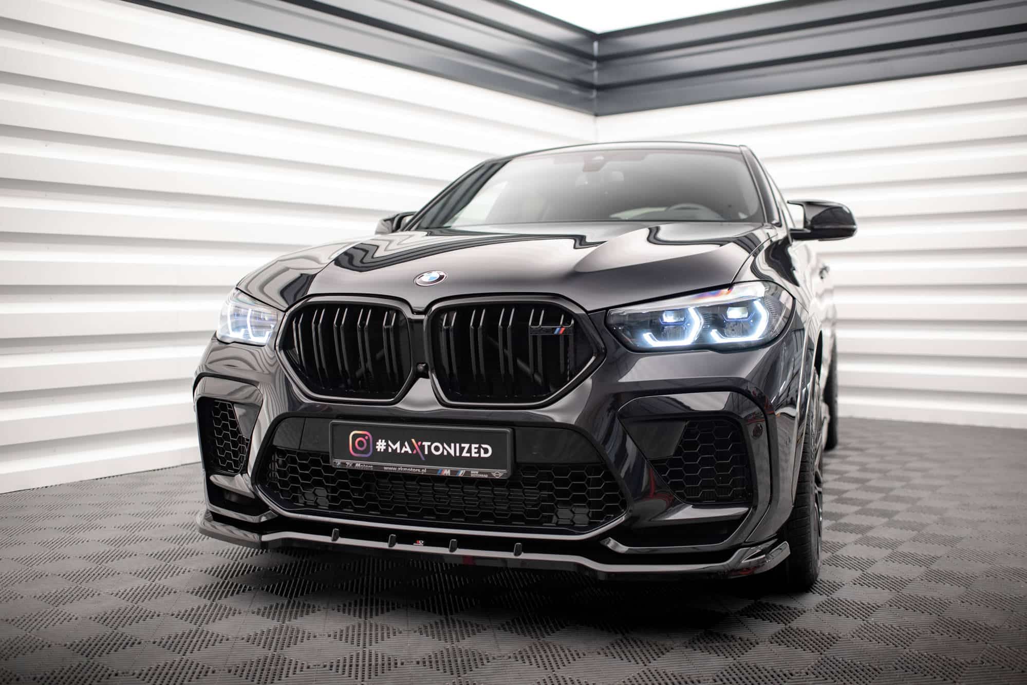 MAXTON DESIGN - Spoiler pod predný nárazník V.1 vhodné pre BMW X6 M F96 – Obrázok 3