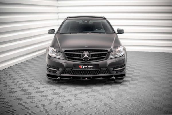 MAXTON DESIGN - Spoiler pod predný nárazník V.1 MERCEDES-BENZ C COUPE AMG-LINE C204 – Obrázok 2