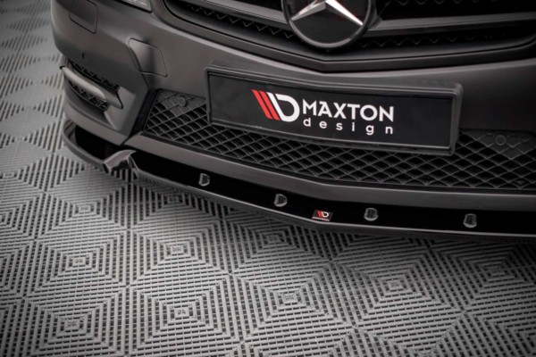 MAXTON DESIGN - Spoiler pod predný nárazník V.1 MERCEDES-BENZ C COUPE AMG-LINE C204 – Obrázok 3