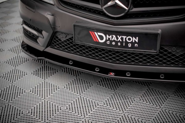 MAXTON DESIGN - Spoiler pod predný nárazník V.2 MERCEDES-BENZ C COUPE AMG-LINE C204 – Obrázok 3