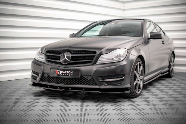 MAXTON DESIGN - Spoiler pod predný nárazník V.2 MERCEDES-BENZ C COUPE AMG-LINE C204 – Obrázok 4