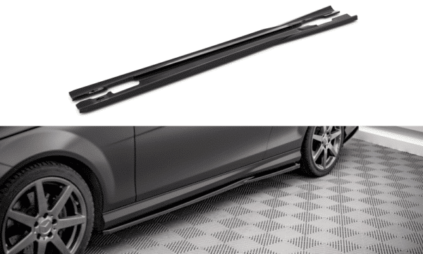 MAXTON DESIGN - Lišty pod bočné prahy MERCEDES-BENZ C COUPE AMG-LINE C204