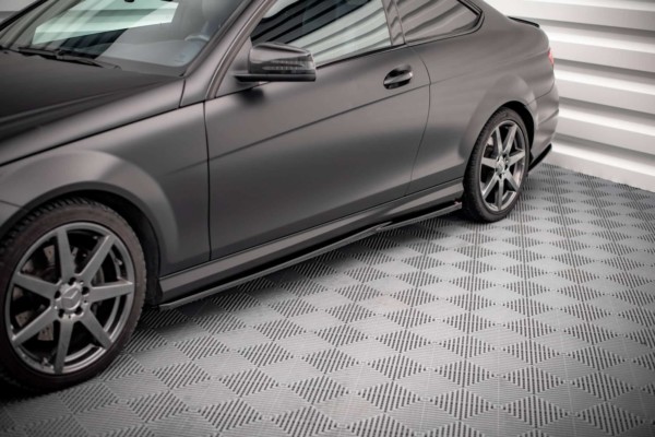 MAXTON DESIGN - Lišty pod bočné prahy MERCEDES-BENZ C COUPE AMG-LINE C204 – Obrázok 3