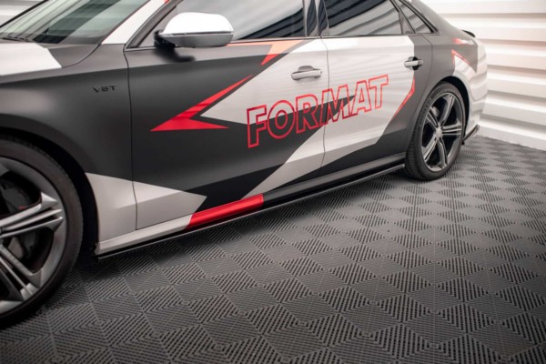 MAXTON DESIGN - Lišty pod bočné prahy V.1 AUDI S8 D4 – Obrázok 6