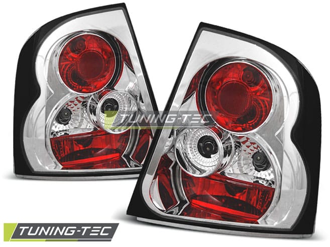 Zadné svetlá CHROME fits SKODA OCTAVIA 03.97-07.00 LIFTBACK