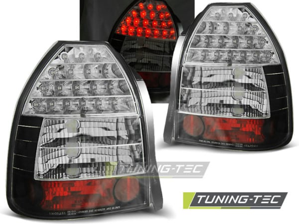 Zadné svetlá HONDA CIVIC 09.95-02.01 3D čierne LED
