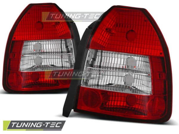 Zadné svetlá HONDA CIVIC 09.95-02.01 3D WHITE