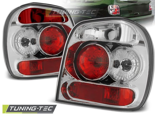 Zadné svetlá CHROME fits VW POLO 6N 10.94-09.99