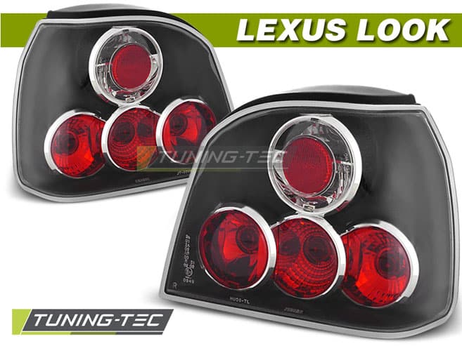 Zadné svetlá BLACK fits VW GOLF 3 09.91-08.97